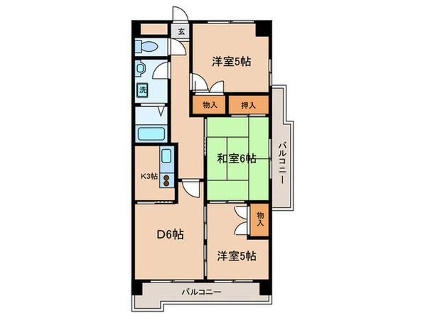 ｃｈａｎｇｕⅢ泉の物件間取画像